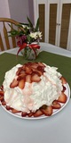 Strawberry shortcake heart